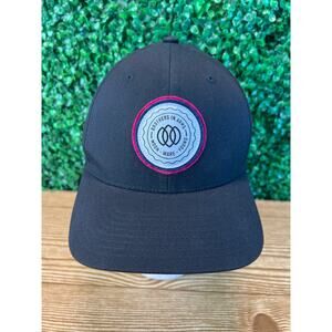 Travis Mathew Brothers In Arms Moon Ware Young Adjustable Black Adult Hat